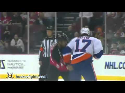 M. Martin (NYI) vs. M. Fraser (NJD)