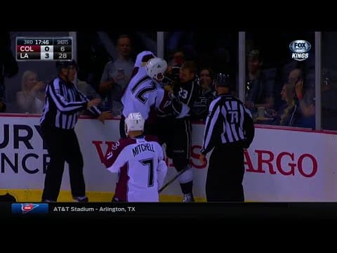 J. Iginla (COL) vs. D. Brown (LAK)