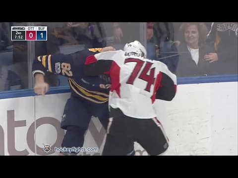 M. Borowiecki (OTT) vs. M. Foligno (BUF)