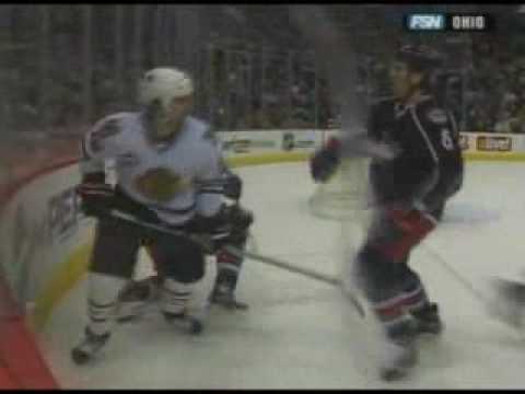 T. Ruutu (CHI) vs. R. Hainsey (CBJ)