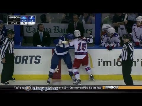 D. Dorsett (NYR) vs. P. Labrie (TBL)