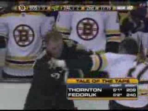 S. Thornton (BOS) vs. T. Fedoruk (DAL)