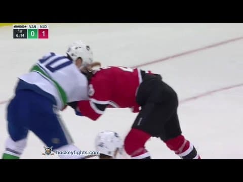 B. Gaunce (VAN) vs. D. Severson (NJD)