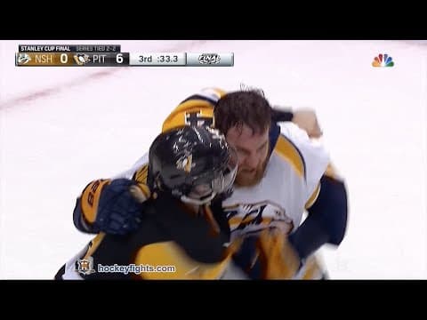 Y. Weber (NSH) vs. C. Kunitz (PIT)