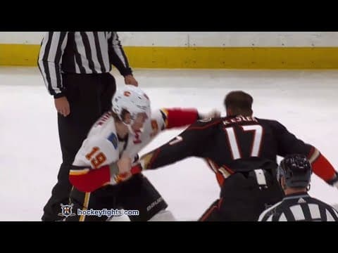 M. Tkachuk (CAL) vs. R. Kesler (ANA)