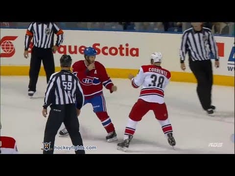 B. Prust (MON) vs. M. Corrente (CAR)