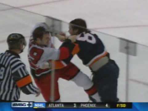 C. LaRose (CAR) vs. M. Comrie (NYI)