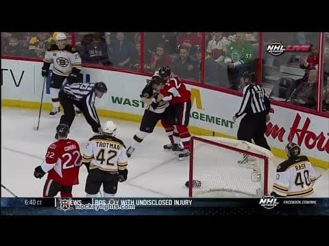 J. Caron (BOS) vs. M. Kassian (OTT)