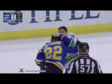 A. Burrows (VAN) vs. K. Shattenkirk (STL)