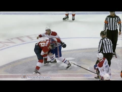 P. Danault (MON) vs. M. Sgarbossa (FLA)