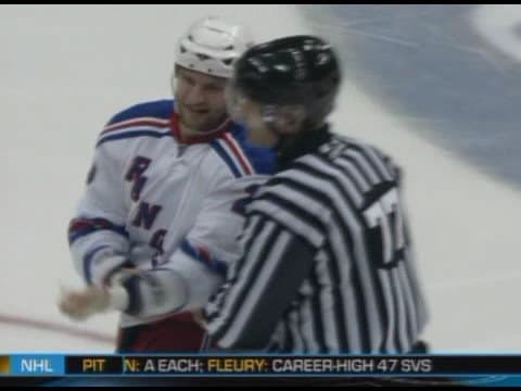 C. Orr (NYR) vs. R. Cote (PHI)