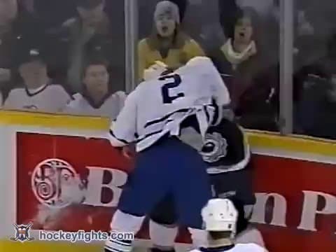 W. Belak (TOR) vs. G. Laraque (EDM)