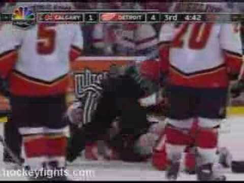 D. Phaneuf (CAL) vs. T. Bertuzzi (DET)