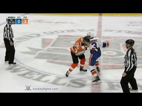 T. Hamonic (NYI) vs. D. Weise (PHI)