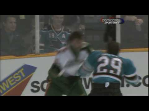 E. Reitz (MIN) vs. R. Clowe (SJS)