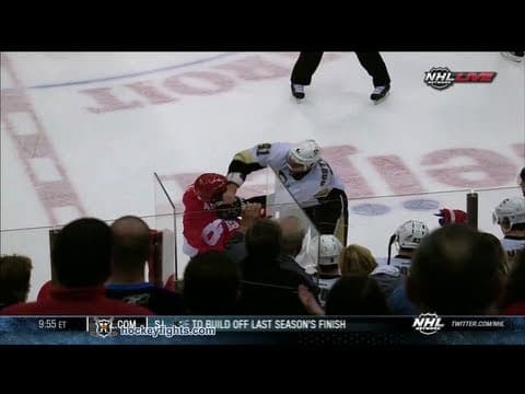 R. Bortuzzo (PIT) vs. J. Abdelkader (DET)