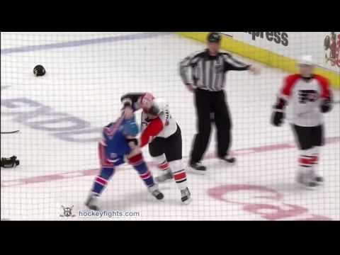 M. Richards (PHI) vs. B. Dubinsky (NYR)