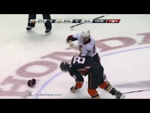 M. Borowiecki (OTT) vs. F. Beauchemin (ANA)