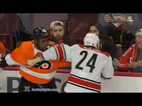 B. Malone (CAR) vs. W. Simmonds (PHI)