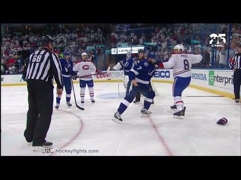 B. Prust (MON) vs. R. Gudas (TBL)