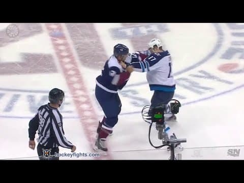 A. Lowry (WPG) vs. J. Iginla (COL)