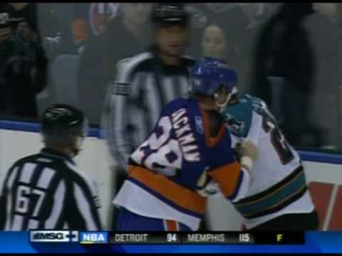 R. Clowe (SJS) vs. T. Jackman (NYI)