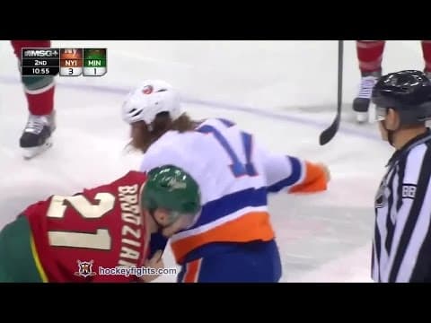 M. Martin (NYI) vs. K. Brodziak (MIN)