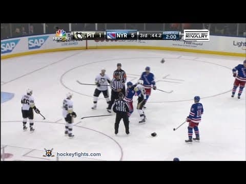 T. Glass (PIT) vs. D. Dorsett (NYR)