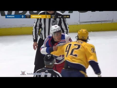 B. Skjei (NYR) vs. R. Johansen (NSH)