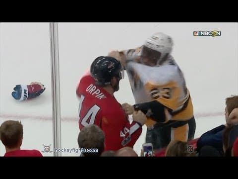 S. Wilson (PIT) vs. B. Orpik (WAS)