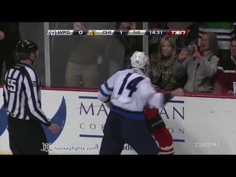 A. Peluso (WPG) vs. B. Bickell (CHI)