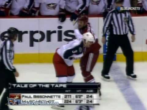 M. Methot (CBJ) vs. P. Bissonnette (ARI)