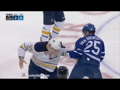 R. Ristolainen (BUF) vs. J. van,Riemsdyk (TOR)