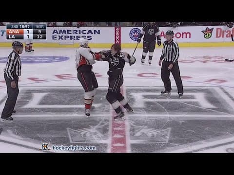 R. Getzlaf (ANA) vs. L. Schenn (LAK)