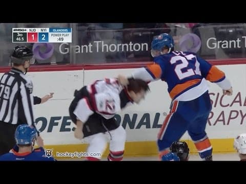 B. Lovejoy (NJD) vs. A. Lee (NYI)