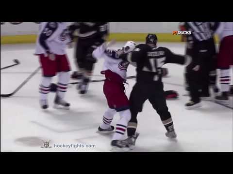 F. Tyutin (CBJ) vs. R. Getzlaf (ANA)