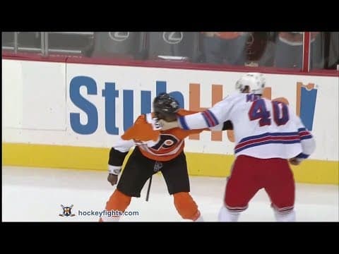 B. Mashinter (NYR) vs. W. Simmonds (PHI)