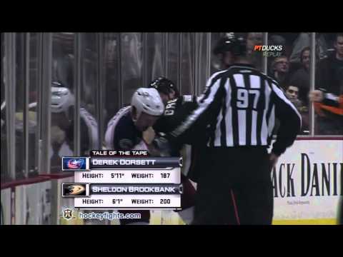 D. Dorsett (CBJ) vs. S. Brookbank (ANA)