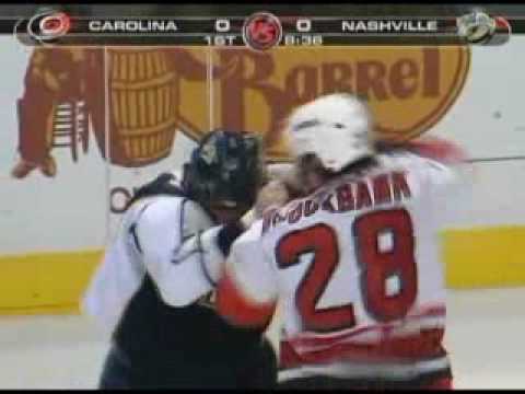 W. Brookbank (CAR) vs. D. Hordichuk (NSH)