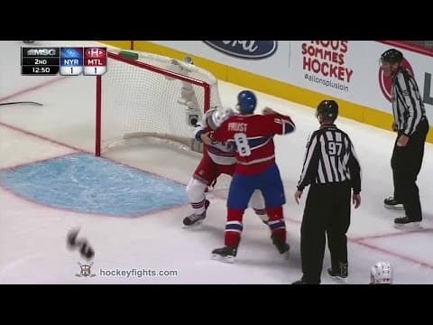 K. Klein (NYR) vs. B. Prust (MON)