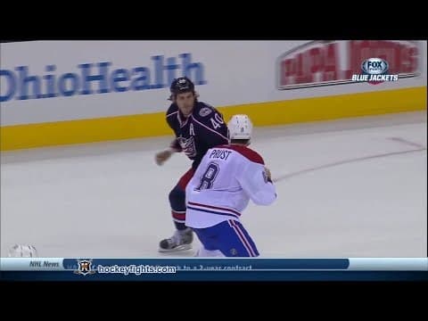 B. Prust (MON) vs. J. Boll (CBJ)