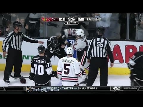 D. Carcillo (CHI) vs. B. McNabb (LAK)