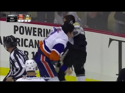 T. Hamonic (NYI) vs. S. Downie (PIT)