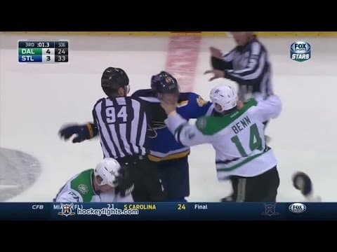 J. Benn (DAL) vs. D. Backes (STL)