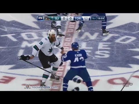 J. Thornton (SJS) vs. N. Kadri (TOR)