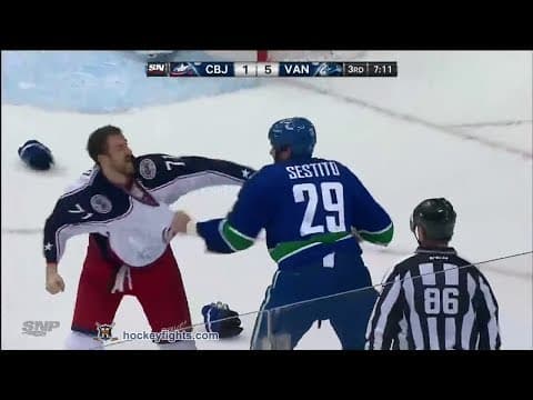 N. Foligno (CBJ) vs. T. Sestito (VAN)