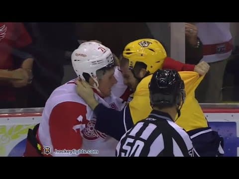 Y. Weber (NSH) vs. D. Larkin (DET)