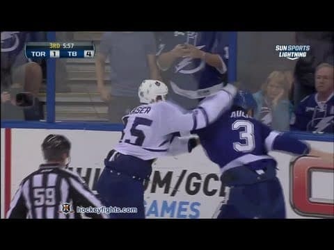 M. Fraser (TOR) vs. K. Aulie (TBL)