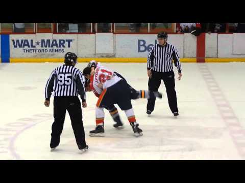 M. Levesque (TRC) vs. C. Losier (TMP)