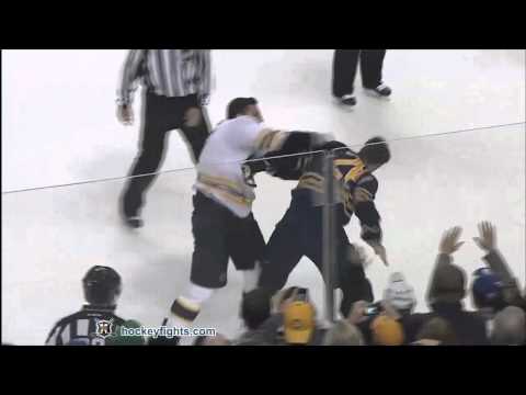 M. Lucic (BOS) vs. P. Gaustad (BUF)